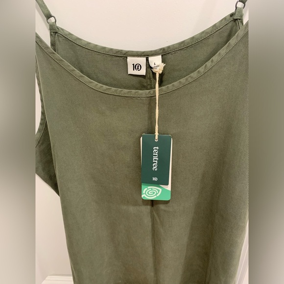 NWT 100% Tencel, Agave Green, 10 Tree slip Dress, Never Worn. - Picture 6 of 12
